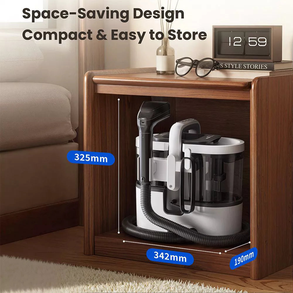 Teendow Upholstery Cleaner Machine, 1550W 18kPa Steam Carpet with 3.1L Water Tank ,5 Accessories,Wet&Dry Spot Cleaner for Couch, Car Detail, Pet Stain