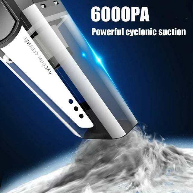 Doosl Handheld Vacuum Cleaner, 120W Cordless Portable Hand Vacuum for Car, Home, Wet or Dry Use, Black