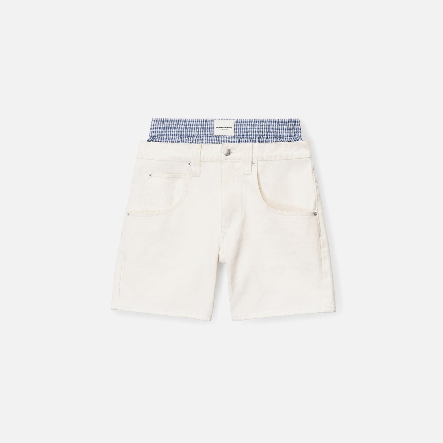 T by Alexander Wang Prestyled Boxer Boy Short - Moonshine