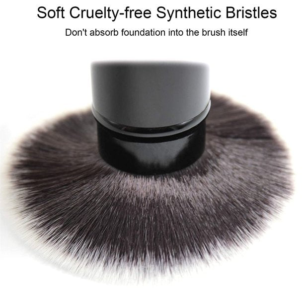 QWANG Makeup Brush Travel Face Blush Brush Portable Powder Brush With Cover For Blush