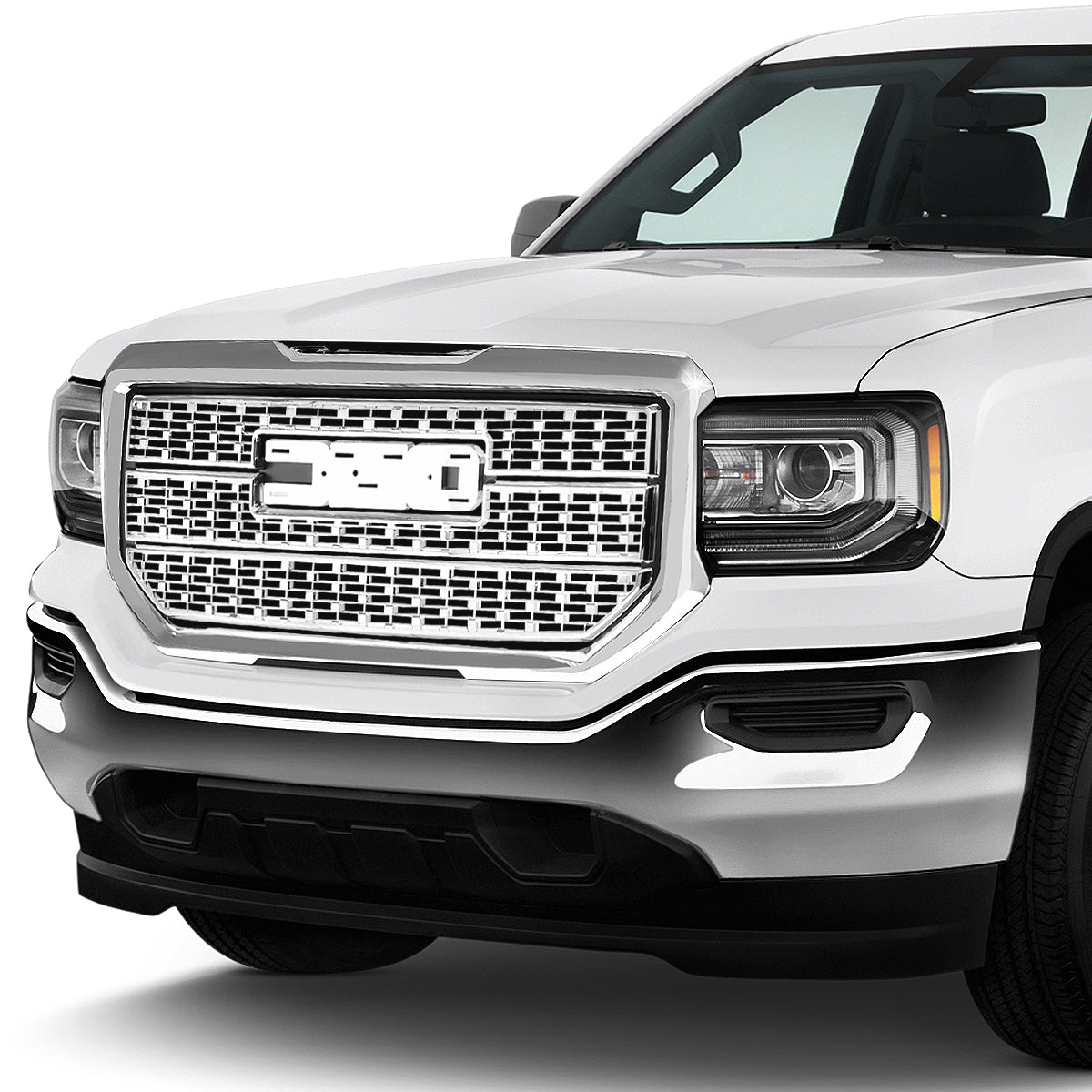 16-18 GMC Sierra 1500 Front Grille - Denali Style - Chrome