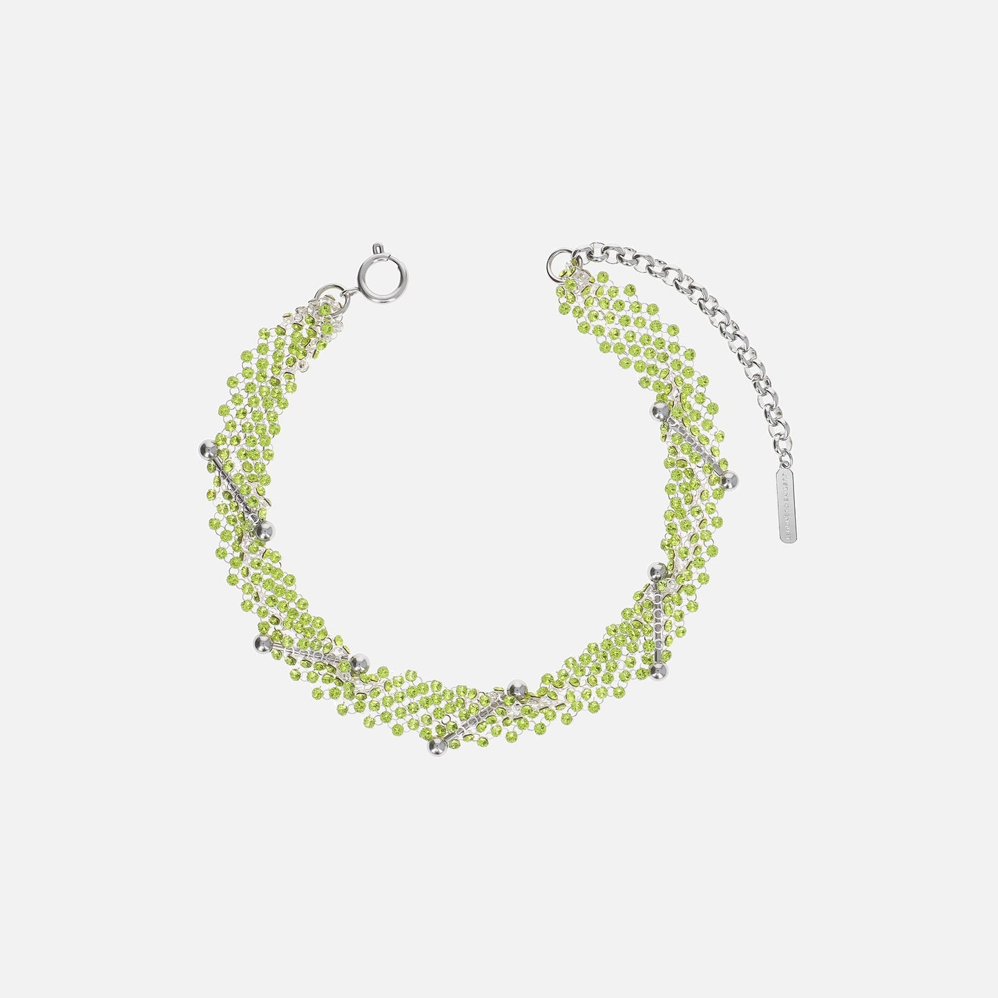 Justine Clenquet Acid Choker - Green