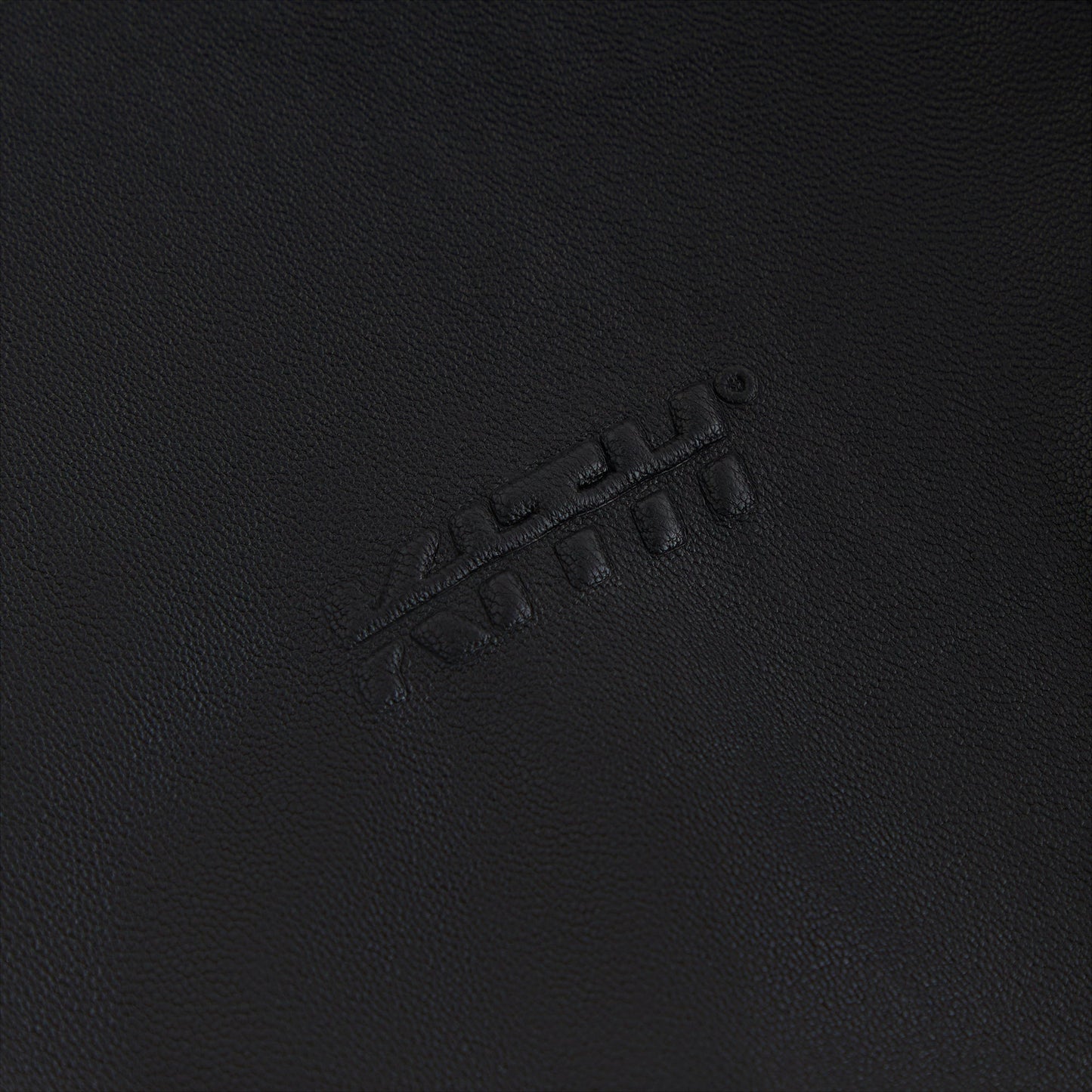 Kith Women Idra Stretch Leather Zip Up - Black