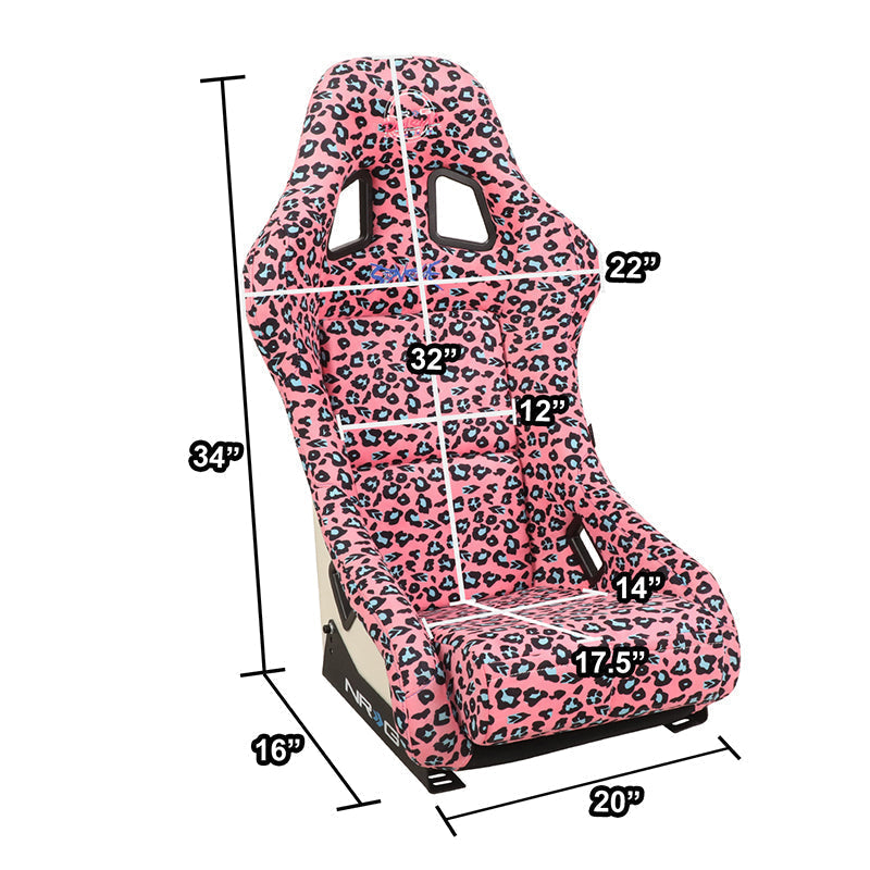 Vegan Micro Fiber Fix Back Racing Bucket Seat - FRP-303-PK-SAVAGE