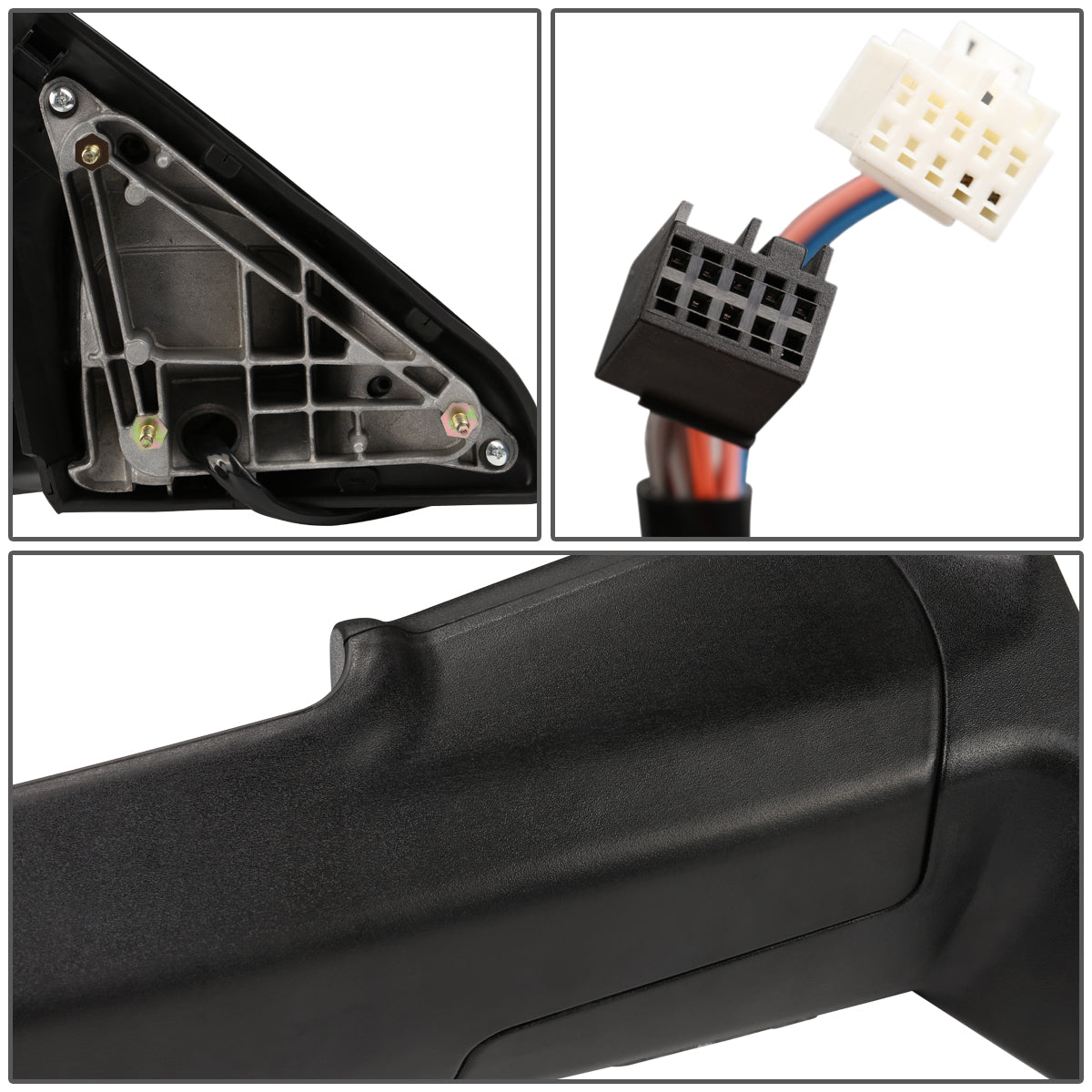 Powered Heated Towing Mirror (Right)<br>09-16 Dodge Ram 1500, 10-16 Ram 2500-5500