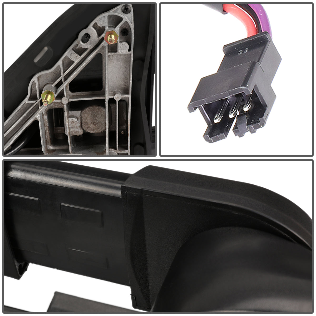 Manual Towing Mirrors (Pair)<br>99-06 Chevy Silverado, GMC Sierra