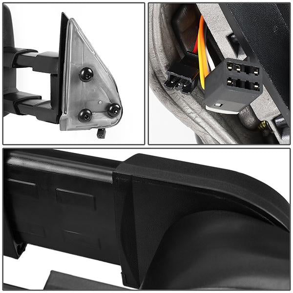 Powered Heated Towing Mirrors (Pair)<br>99-06 Chevy Silverado, GMC Sierra