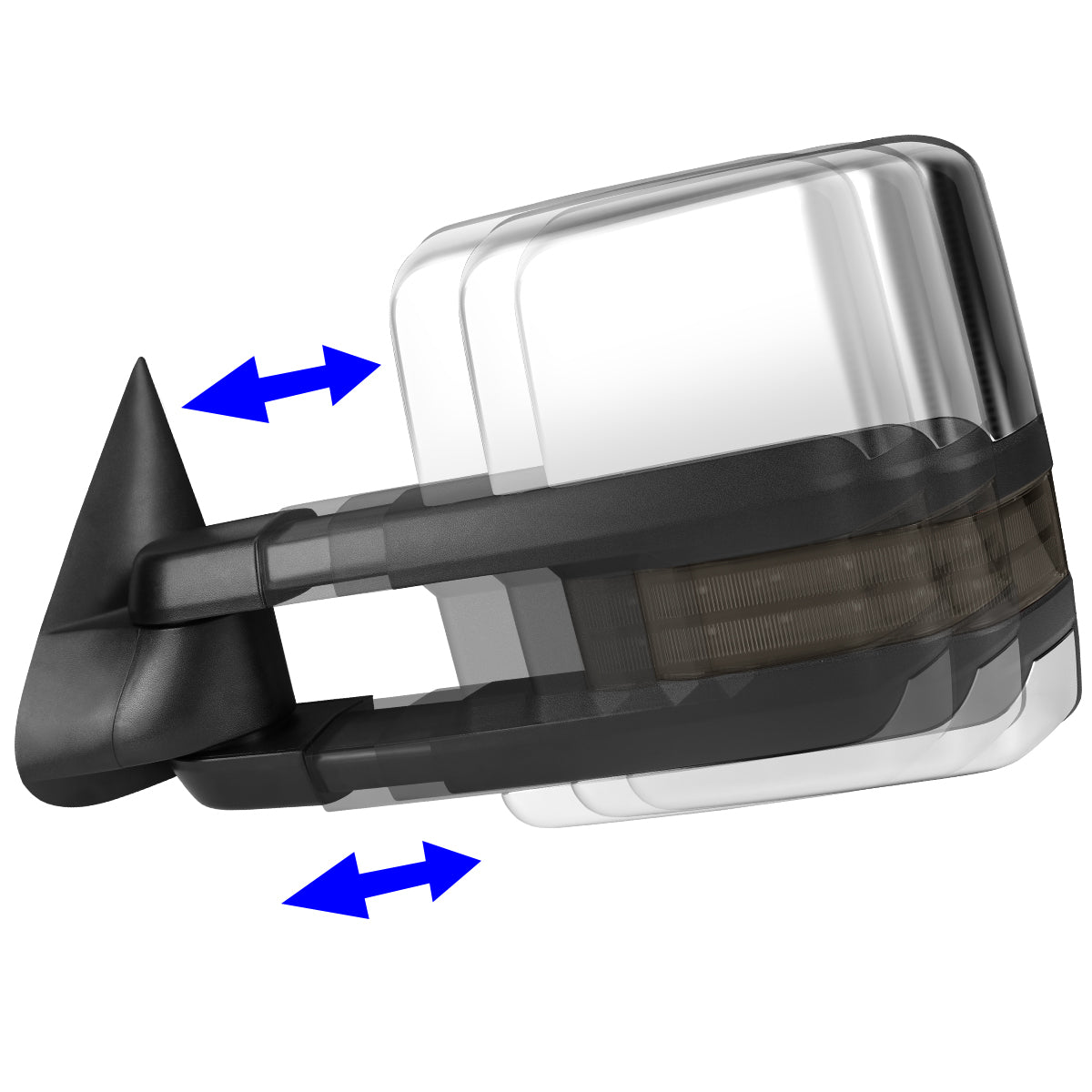 Powered Heated Towing Mirror (Left)<br>99-06 Chevy Silverado, GMC Sierra