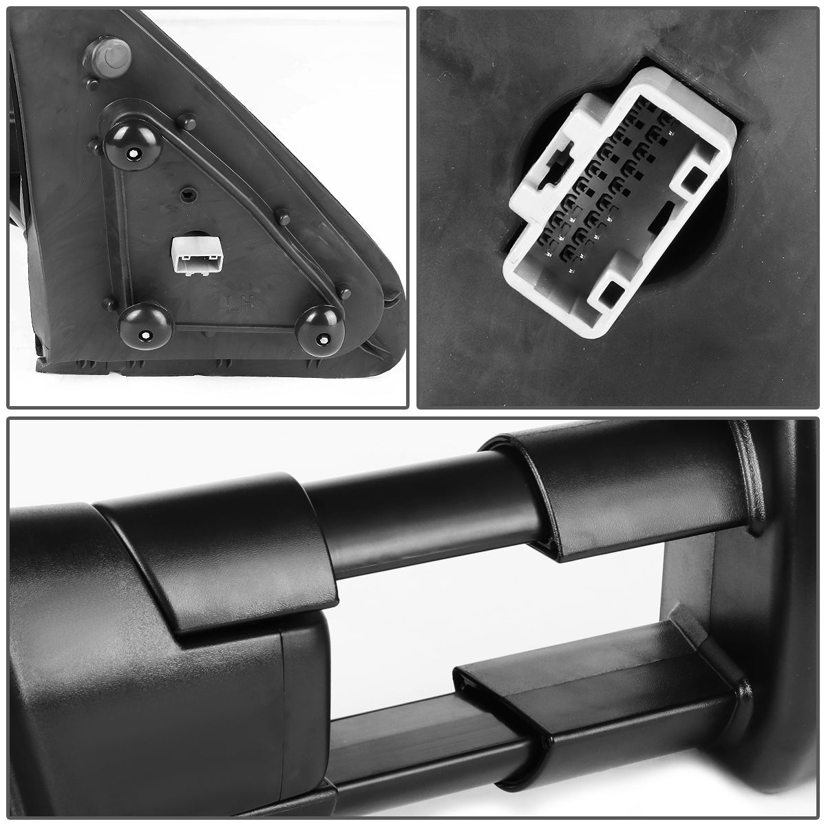 Powered Heated Towing Mirrors (Pair)<br>07-16 Toyota Tundra