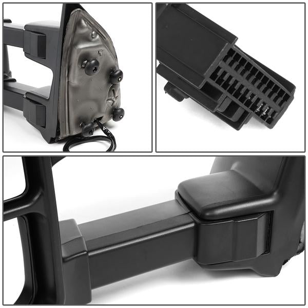 Powered Heated Towing Mirrors (Pair)<br>08-16 Ford F250-F550 Super Duty
