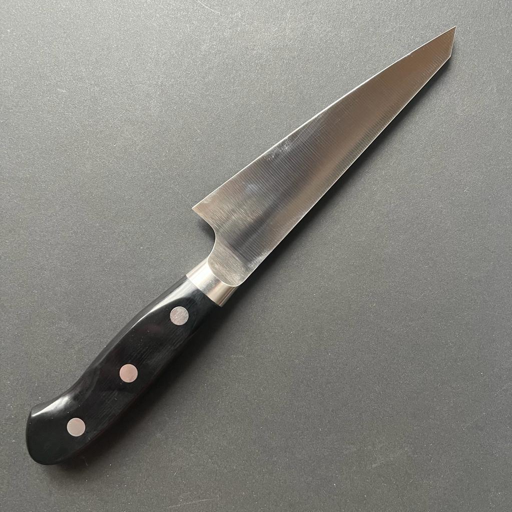 Honesuki single bevel knife, AUS 8 stainless steel , polished finish - Kanetsugu