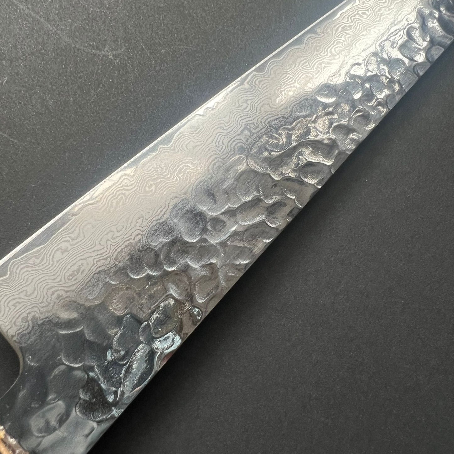 Sujihiki knife, VG10 stainless steel, Damascus Tsuchime finish, Wa handle - Sakai Takayuki