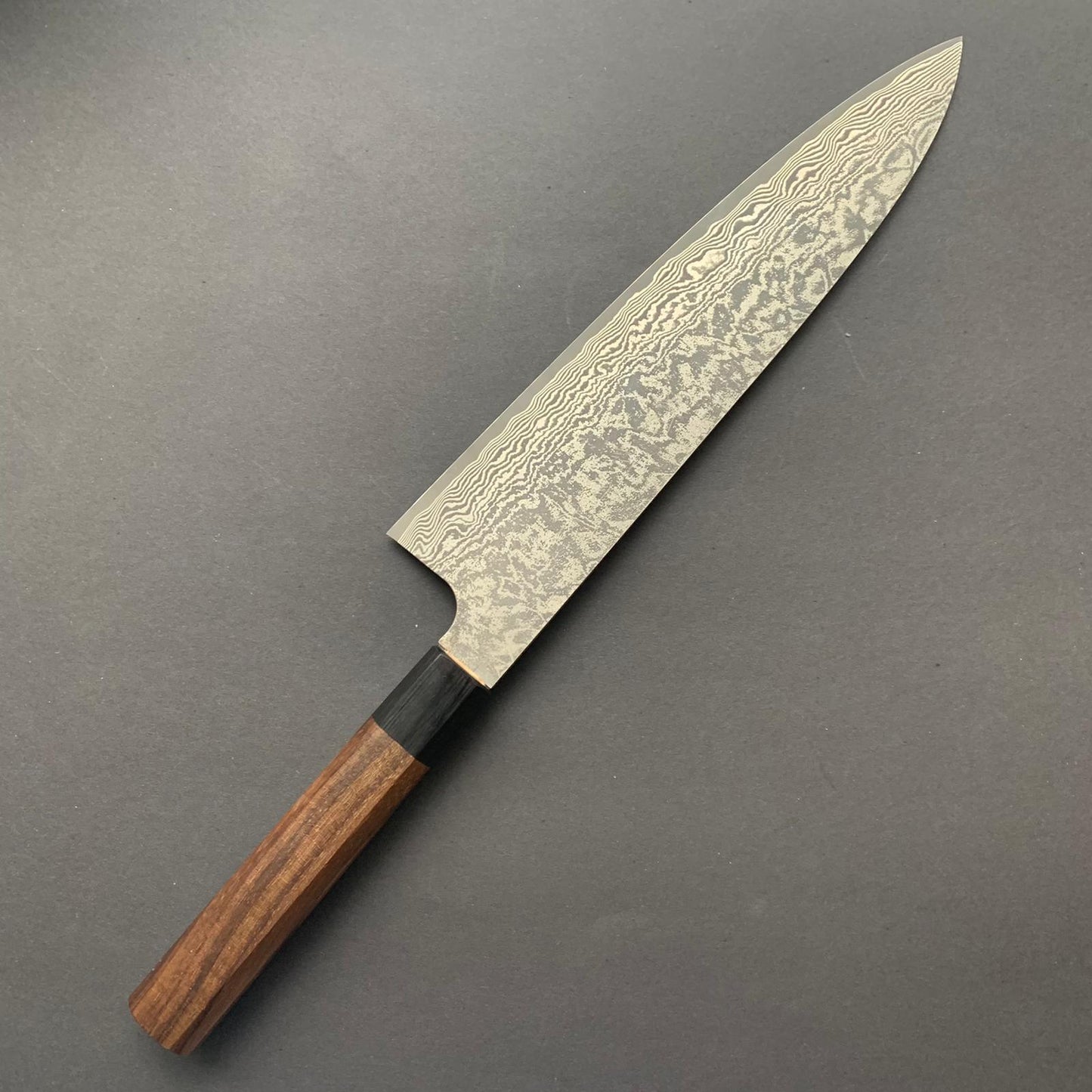 Gyuto knife, SG2 powder steel, damascus finish - Kamo