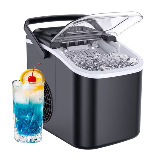 EUHOMY 26.5lbs Countertop Bullet Ice Maker