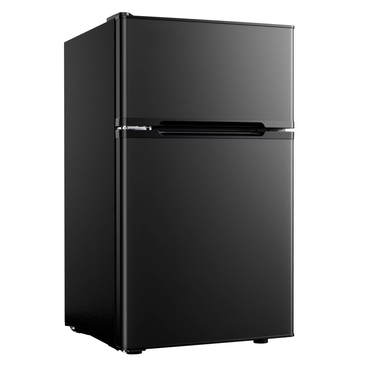 EUHOMY 3.1 cu ft Mini Refrigerator Stainless Steel Black