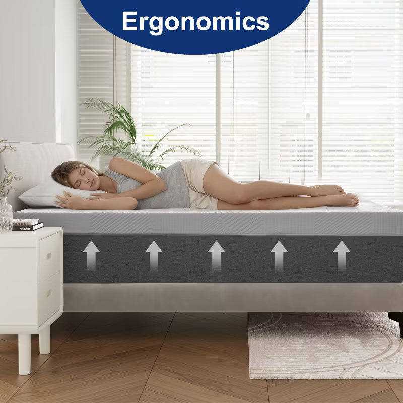 Wuleitex store 10 " Full peaceful sleep gel memory foam mattress