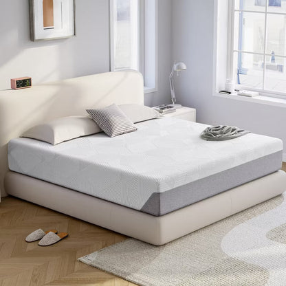 Wuleitex 10 Inch King foam Mattress in a Box for Cooler Sleep Supportive & Pressure Relief