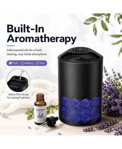 Air Purifier With HEPA Filter and Aromatherapy