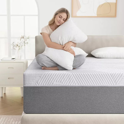 Wuleitex store 10 " Full peaceful sleep gel memory foam mattress