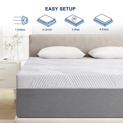 Wuleitex store 10 " Full Comfort Series gel memory foam mattress