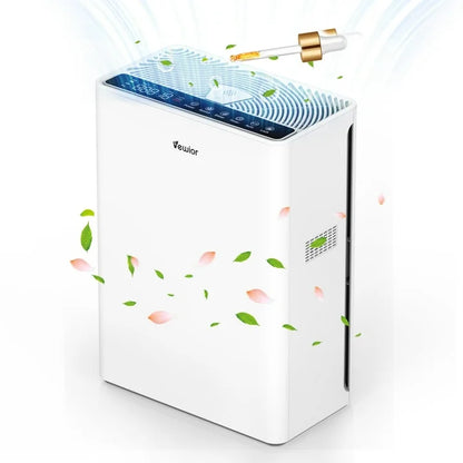 Air Purifiers For Home Large Room Up To 1730 sqft H13 HEPA Air Purifiers Filter With Fragrance Sponge Timer Washable Filter Cover