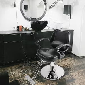 Karl Home Black Hydraulic Barber Styling Chair Hair Beauty Salon Equipment