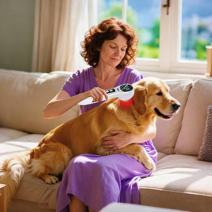 Morfone portable handheld red light therapy stick with 4-speed settings, helps relieve joint, muscle and body pain. It can be given as a gift.