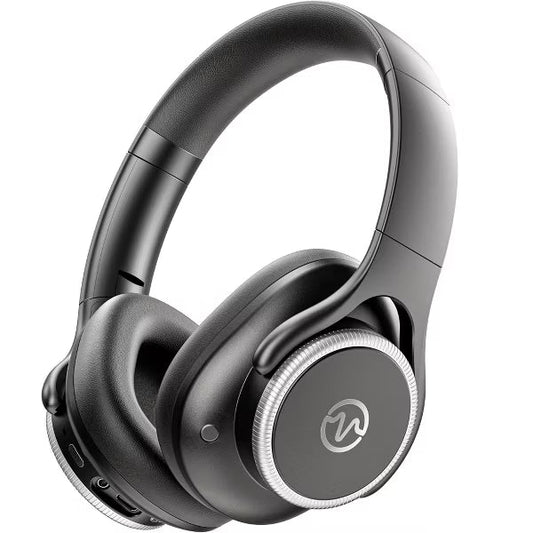 VEATOOL Hybrid Active Noise Cancelling Headphones,Wireless Over Ear Bluetooth Headphones, 60H Playtime,Foldable Design BT 6.0,Hi-Res Audio, Deep Bass