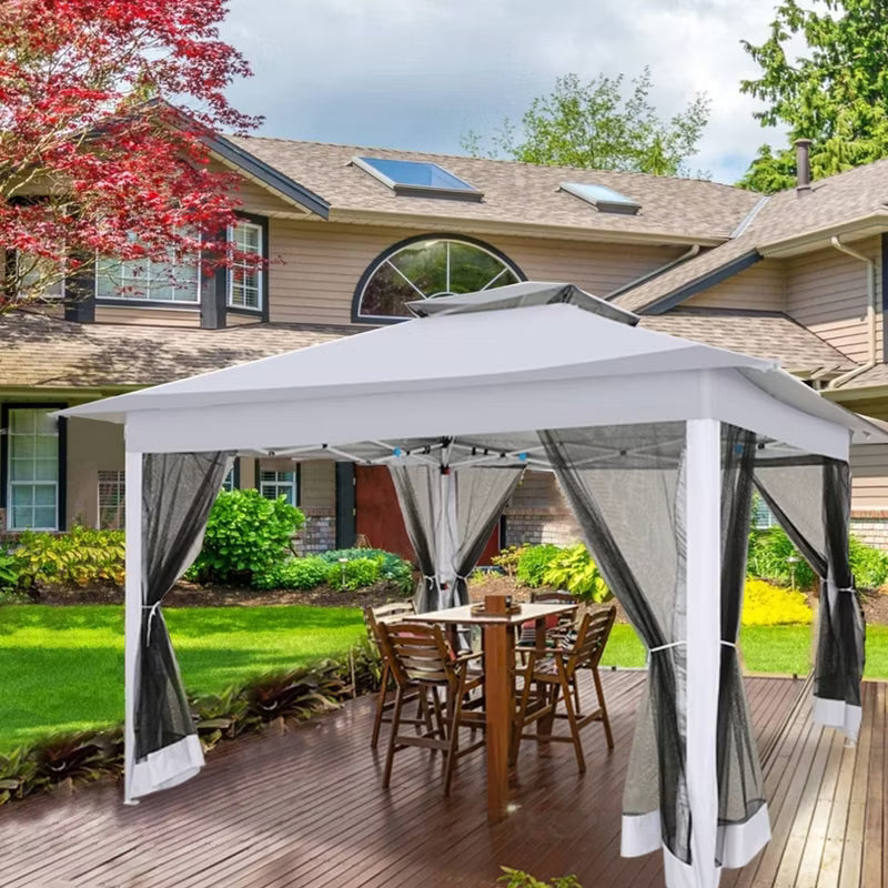 COBIZI 12x12FT Pop up Gazebo with Mosquito Netting, carpas para Patio