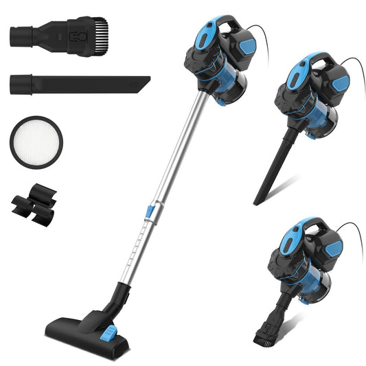 INSE I5 Corded Stick Vacuum Cleaner 600W Powerful Motor, 18000Pa Suction with High-Efficiency Filters for Pet Hair & Hard Floor Cleaning