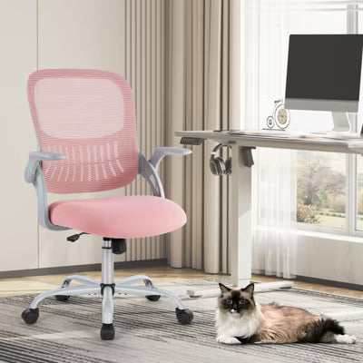 ELJGET Tall Office Chair for Standing Desk with Adjustable Foot Ring,Counter Height Office Chairs