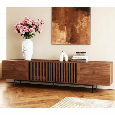 Gaoyangjiaju 94.48 Inch Wooden TV Stand with Storage for TVs Up to 100 Inches