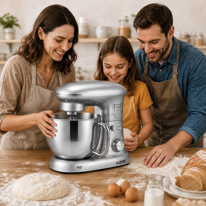 Garvee 500W 8‑Speed Tilt‑Head Electric Stand Mixer, 5.3QT Stainless Steel Bowl, Food Mixer for Dough, Cake, Egg, Includes Dough Hook, Beater, Whisk