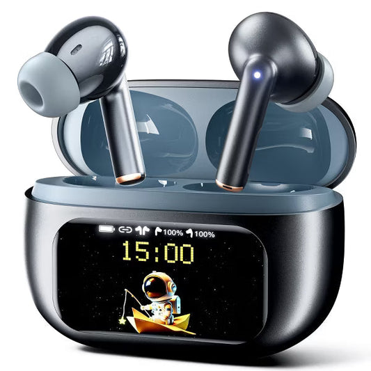VEATOOL G01 Wireless Earbuds with Intuitive Touch Control, Hybrid ANC+ENC Noise Cancellation, 48H Immersive Deep Bass, IPX6 Waterproof, 6 EQ Modes