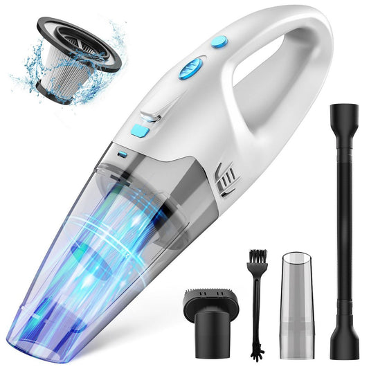 Teendow 6000Pa Cordless Handheld Vacuum Cleaner, Car Vaccum Cleaners for Apartment, Car & Rug