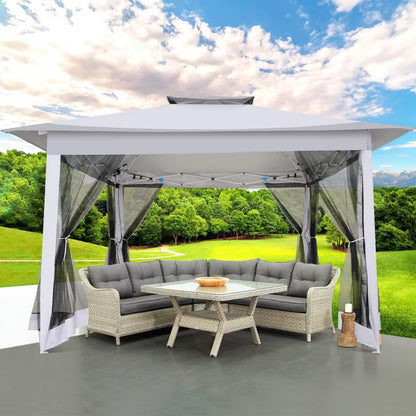 COBIZI 12x12FT Pop up Gazebo with Mosquito Netting, carpas para Patio
