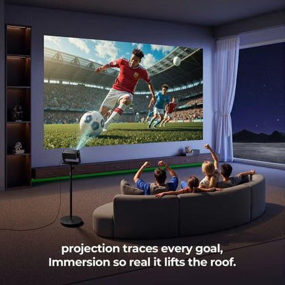 ARTSEA Projector 4K Support, Native 1080P Projector with Wifi and Bluetooth Video Projector