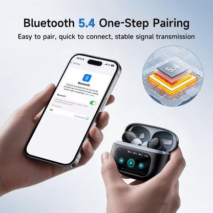 VEATOOL G01 Wireless Earbuds with Intuitive Touch Control, Hybrid ANC+ENC Noise Cancellation, 48H Immersive Deep Bass, IPX6 Waterproof, 6 EQ Modes