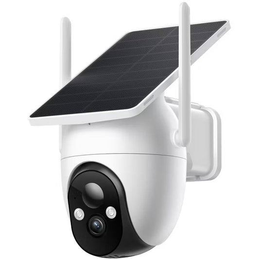 ALEEN & AJEAN 4K Solar Camera: 360 PTZ, Auto-Tracking, Color Night Vision, Wi-Fi 6, No Subscription.