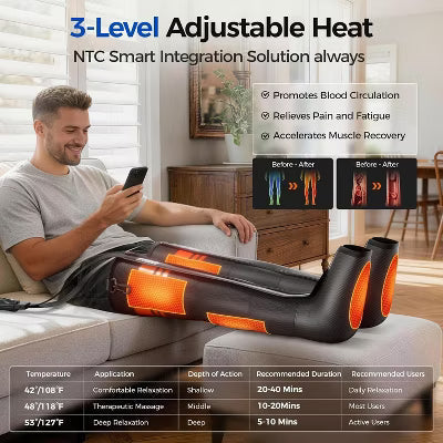 FED FITNESS Leg and Foot Air Campression Pressure Device-S