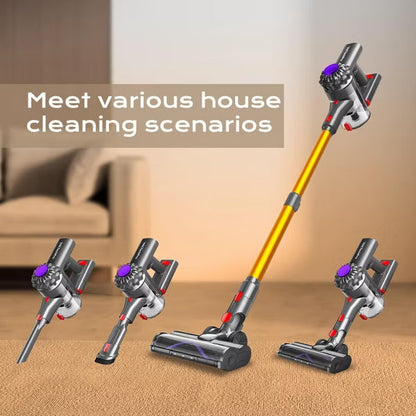 ELEPHAS Cordless Vacuum Cleaner, 35 Mins Runtime Vacuum Cleaners for Home, Stick Vacuum with Self-Standing, Handheld Vacuum for Pet Hair/Carpet/Floor