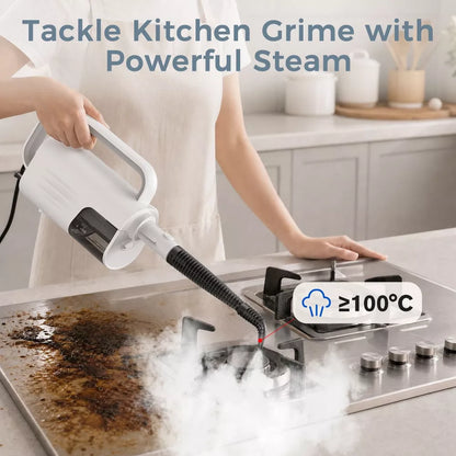 Teendow 6-in-1 Steam Mop for Floor Cleaning, Multi-Function Steam Vacuum Cleaner for Hardwood Floors and Carpet, Blue