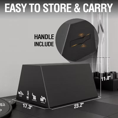 Hip Thrust Bench , Multi-Functional Glute Bridge Box, Non-Slip, 700LB Capacity, Core & Ab Workout Equipment, Machine for Home