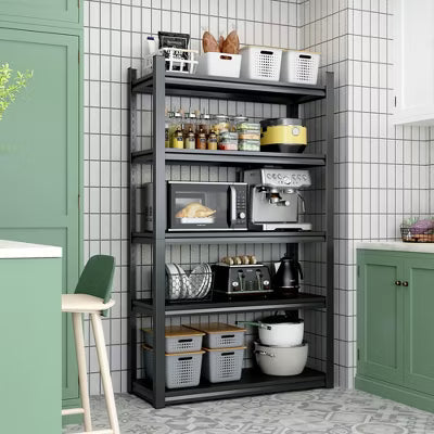 VIYET 78"H 5-Tier Heavy-Duty Metal Storage Shelves - 2000LBS Total, Adjustable 47.2"W×18"D, for Garage/Kitchen/Gym/Warehouse