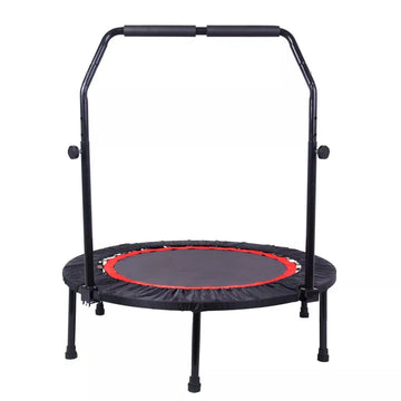 VisioGear Trampoline, 40" Mini Kids Trampoline, Indoor Outdoor Toddler Bouncer, Black, 39.37*39.37*45.28