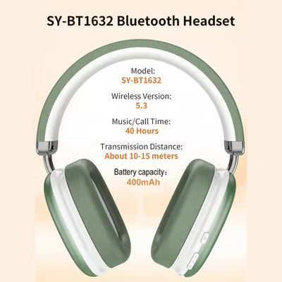 High-Fidelity Over-Ear Bluetooth Headphones | Powerful 40mm Bass | Bluetooth 5.3 Dual-Mode Connectivity | 40-Hour Battery Life | Comfortable Fit
