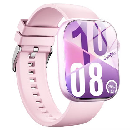 Smart Watch Fitness Tracker, 2.01" HD, Bluetooth Call, IP68 Waterproof, 170+ Sports Modes, Health & Sleep Monitor, for Android iOS, Pink