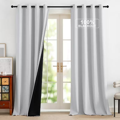 NICETOWN Blackout Curtain Panels Thermal Insulated Window Curtains for Bedroom Living Room 2 Pack