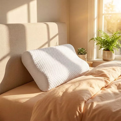 Bed Pillows Memory Foam Pillow, Queen Neck Pain Relief, Contour Cervical Pillow, for Neck and Shoulder Pain, Side, Back and Stomach Sleeper
