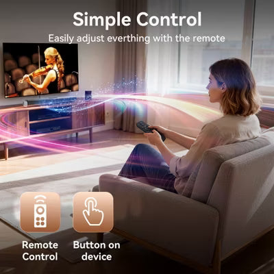 2.1ch Sound Bars for TV, Soundbar with Subwoofer, Wired & Wireless Bluetooth 5.4 3D Surround Speakers